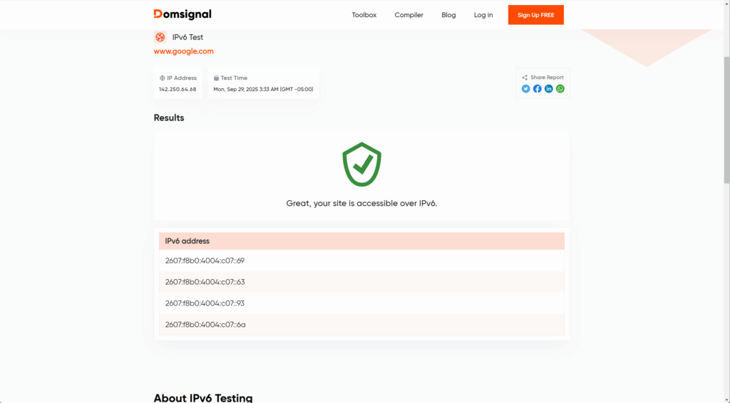 you can use an IPv6 proxy to access it.
